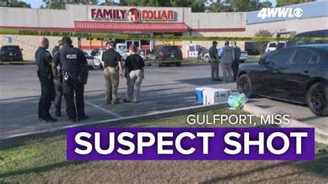 According to a press release, the officer then engaged an armed suspect, leading to shots being fired. . Shooting in gulfport today